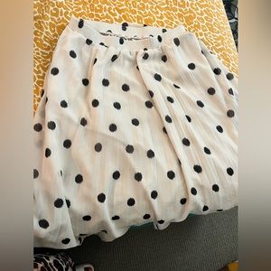 Polka dot skirt
